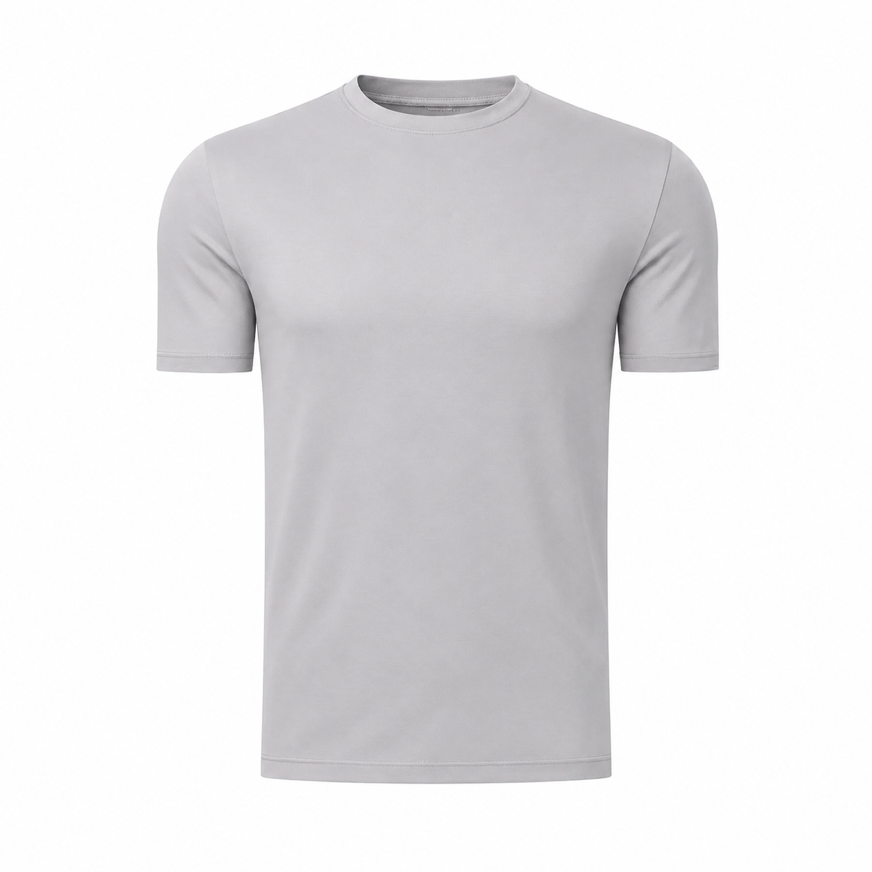 Light grey T-Shirt.