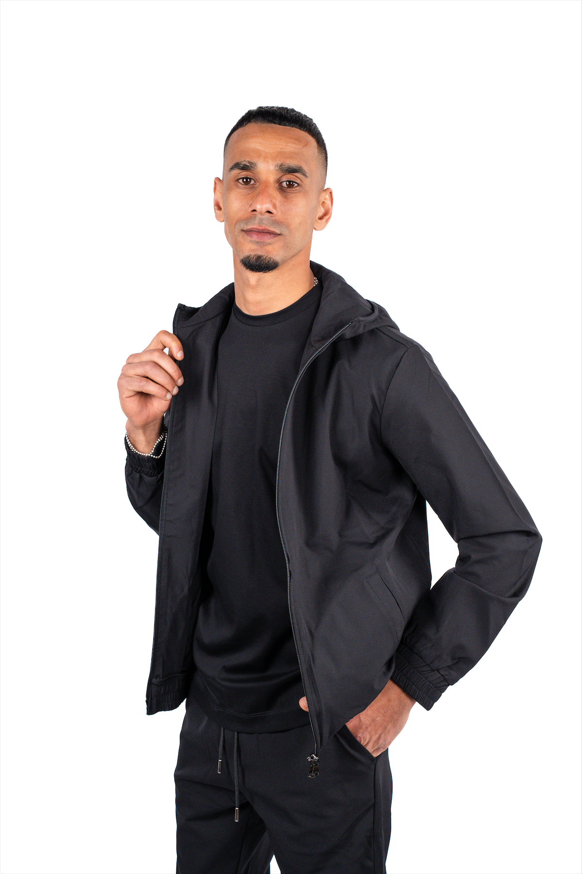 Techsuit Black Hooded