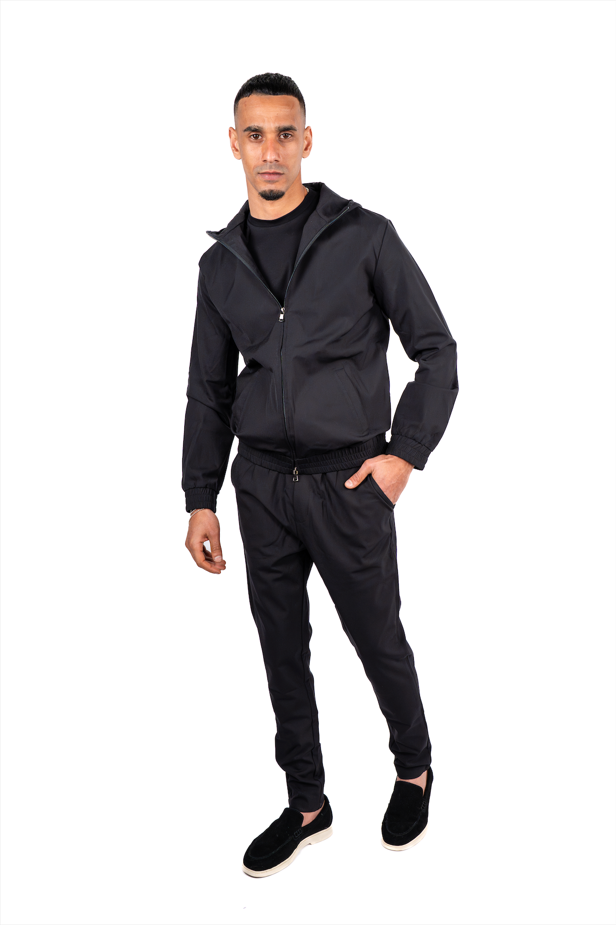 Techsuit Black Hooded
